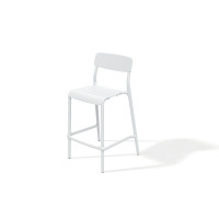 Барний стілець Rimo  h68,5 White