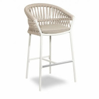 Барний стілець Method  h76 White/Beige