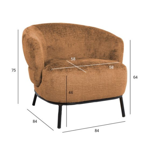 Крісло  Gemala  84см Orang Крісло  Gemala  84см Orang