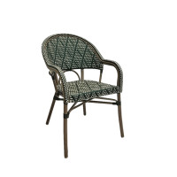 Крісло DC357C Dark Green з підлокітниками
